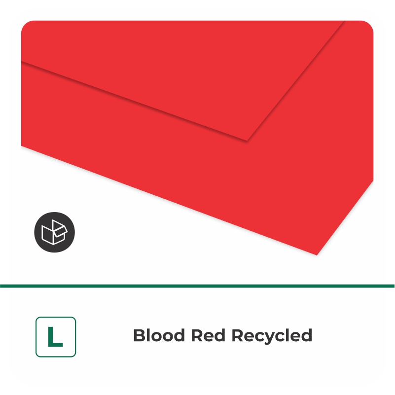 Blood Red Recycled