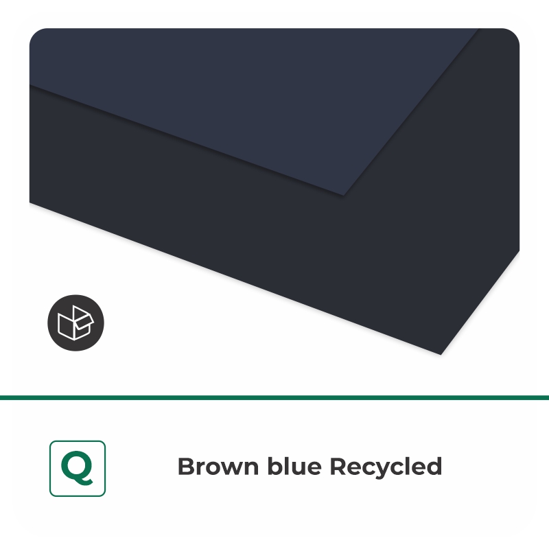  Brown Blue Recycled