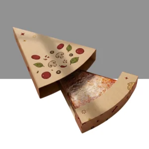 Durable custom pizza boxes in kraft and corrugated board for branded takeaway packaging