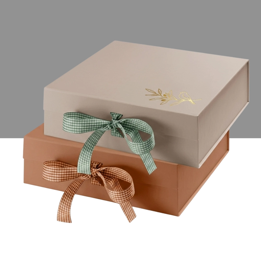 Personalised gift boxes with custom names, logos, and premium finishes for UK gifting