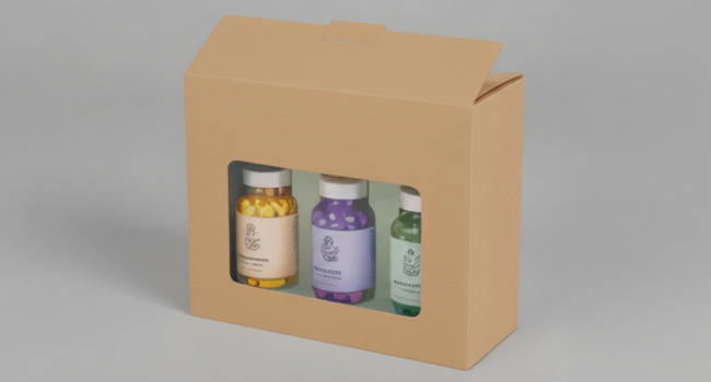 Vitamin Bottle Box