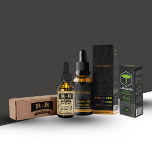 The custom Tincture boxes