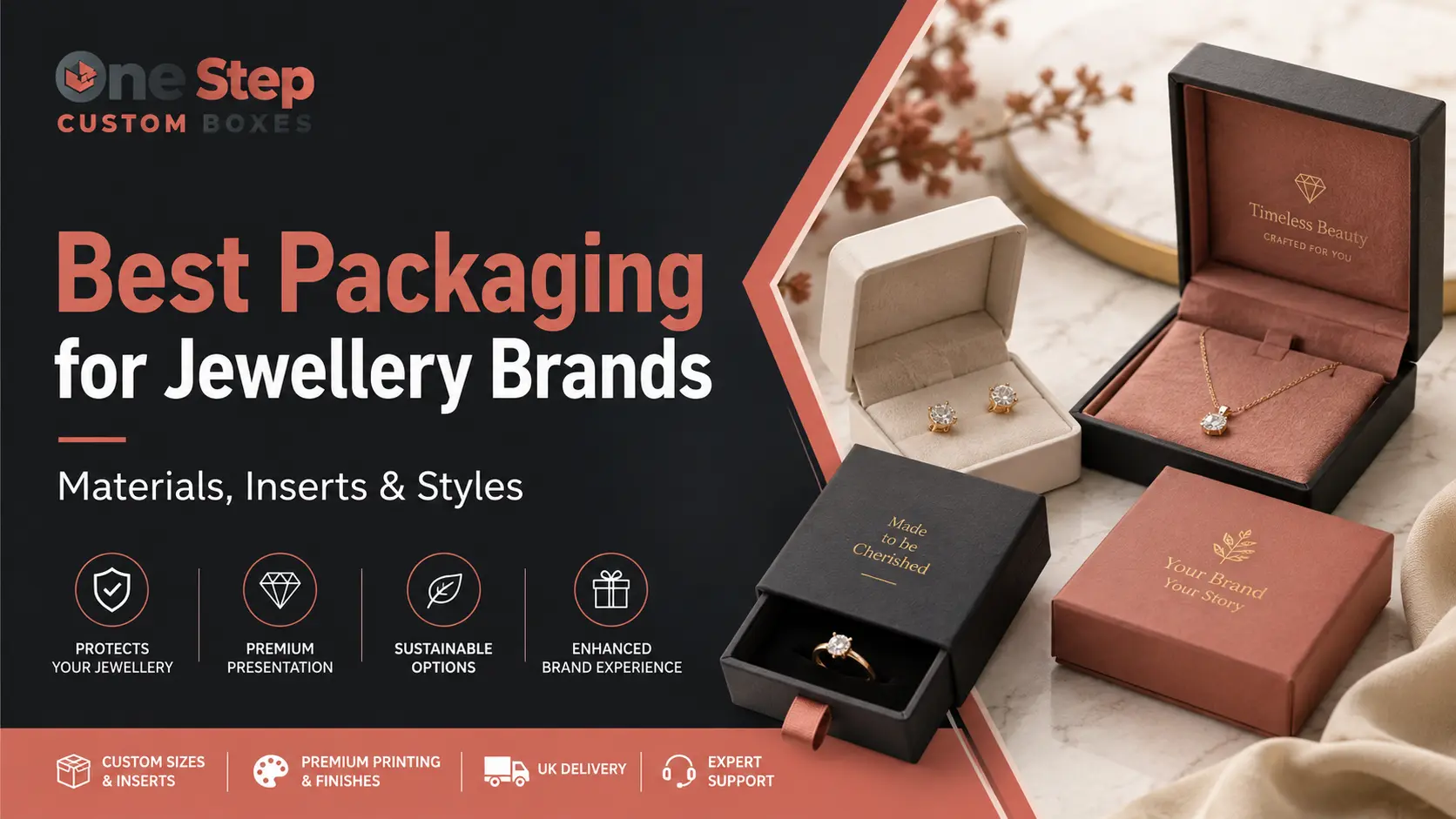 Best Packaging for Jewellery Brands: Materials, Inserts & Styles