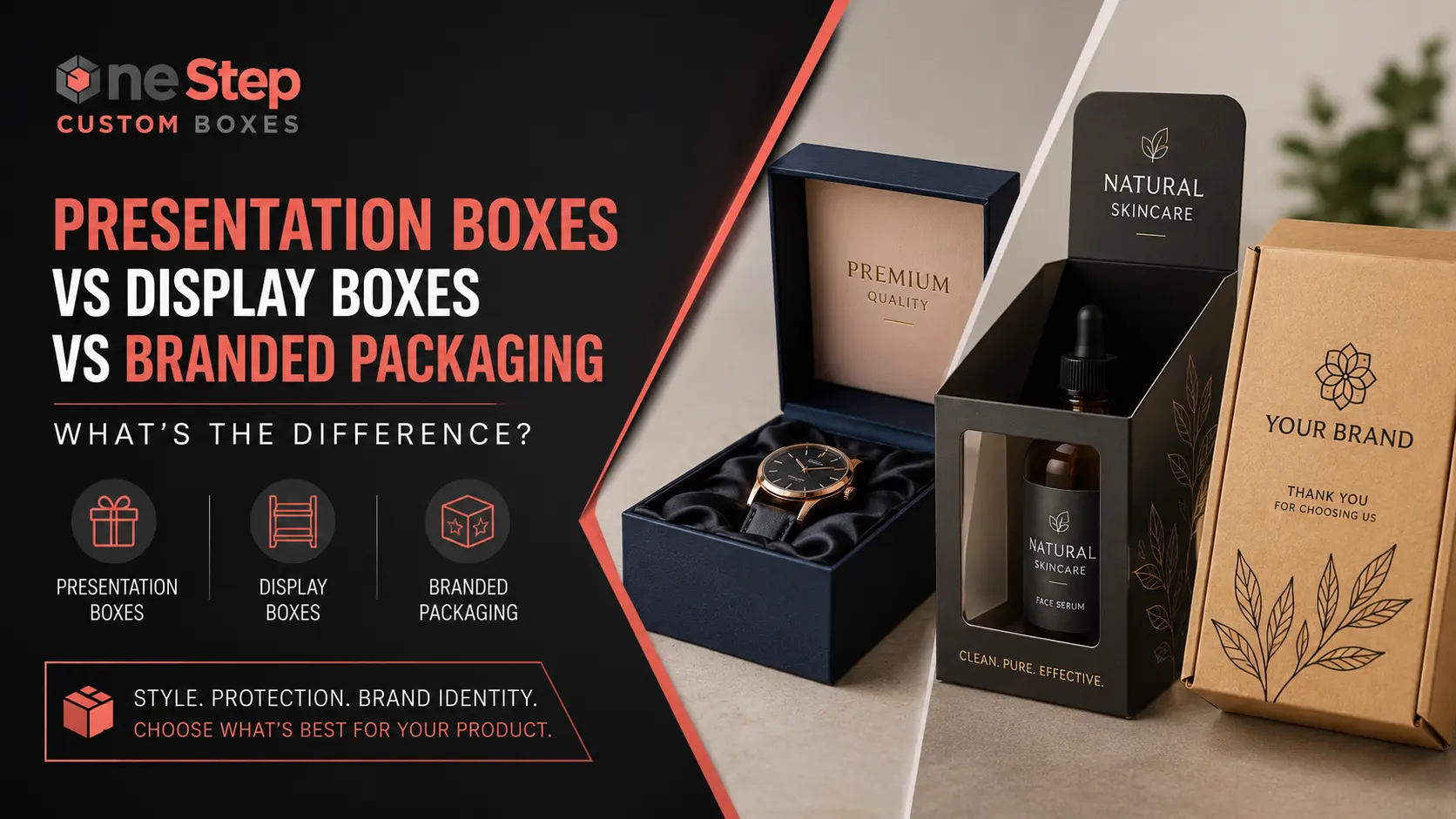 Presentation Boxes vs Display Boxes vs Branded Packaging: What’s the Difference?